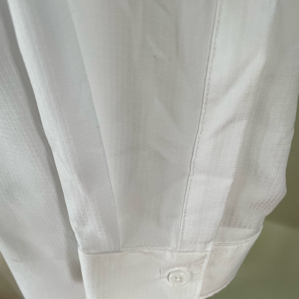 Columbia Omni Shade Sun Protection White Long Sleeve Shirt XL EUC - Picture 8 of 10